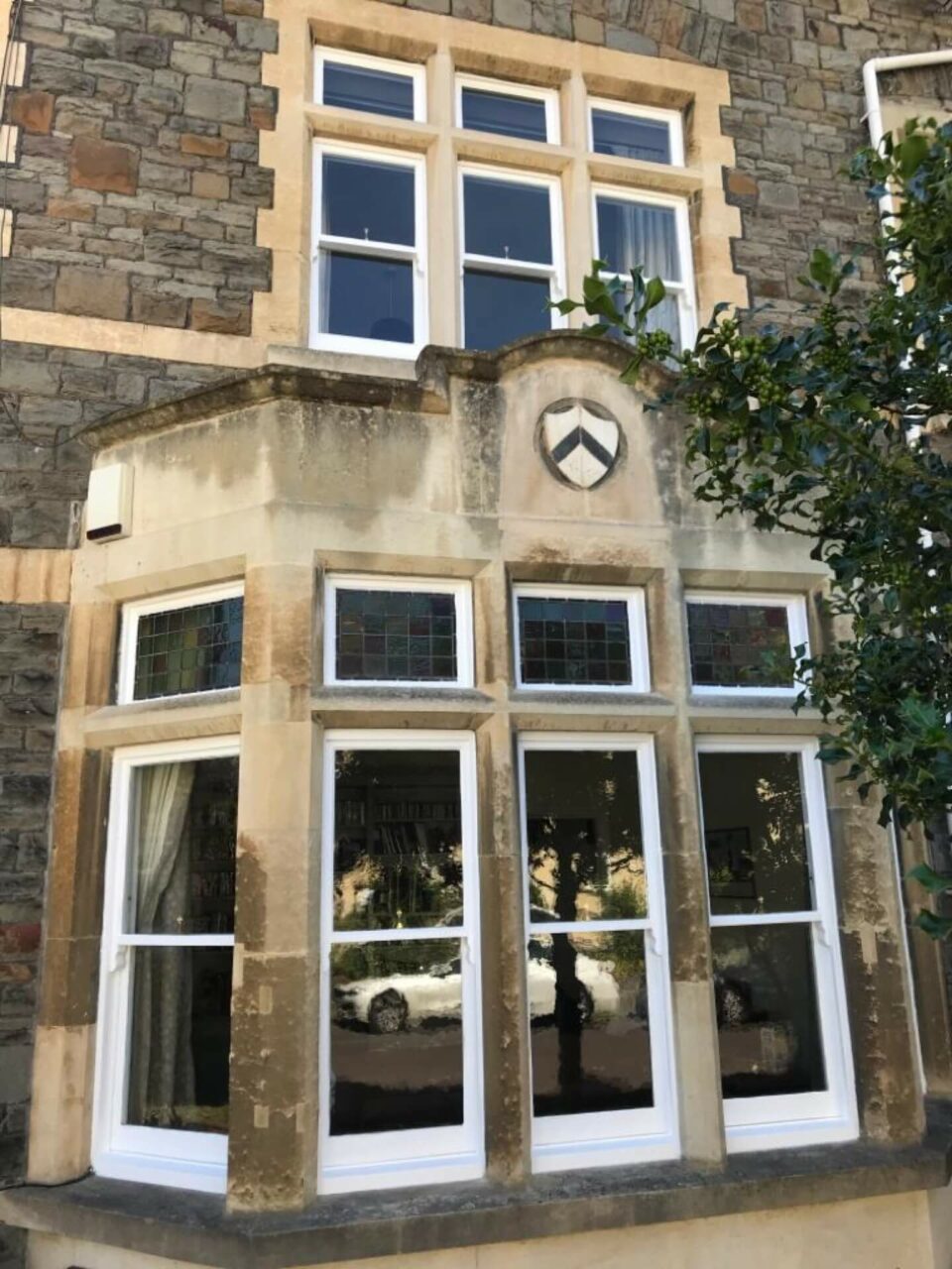 Beautiful finished sash windows in a period house in Bristol, by New Life Sash Window Co